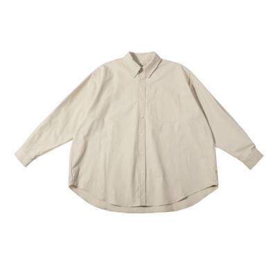 Cotton Shirt Loose Long Sleeve Men's Shirt Jacket SH002