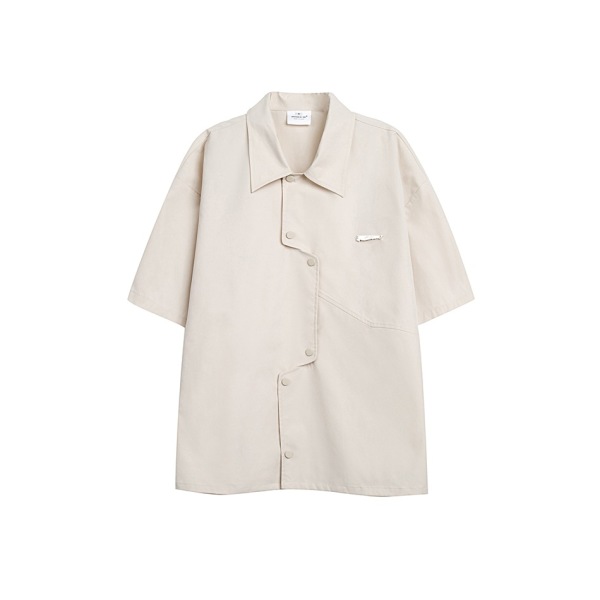 Loose casual short-sleeved shirt men's and women's tops summer coat CS61