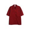 Loose casual short-sleeved shirt men's and women's tops summer coat CS61