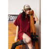 Loose casual short-sleeved shirt men's and women's tops summer coat CS61