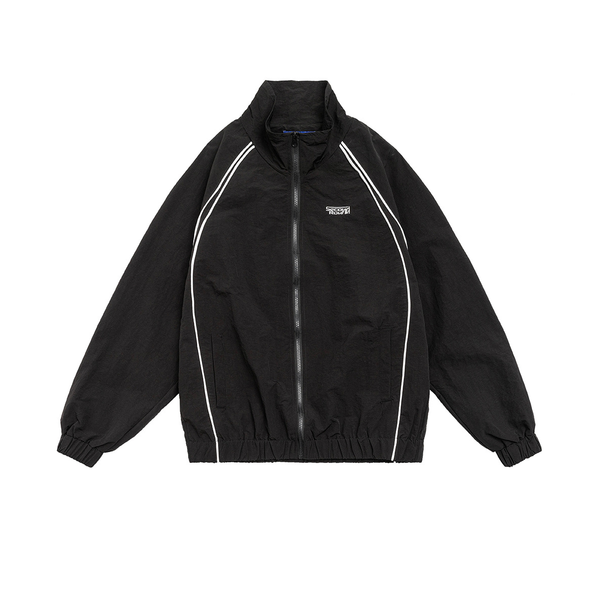 Sports jacket men's and women's loose raglan sleeve stand collar coat WT601