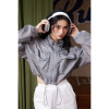 Stand collar jacket sun protection top women's short sports coat FS005