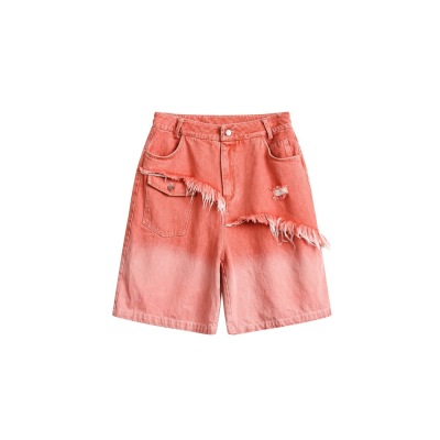 Boys Summer Loose Casual National Trendy Student Cropped Pants K26