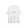 Campus style short-sleeved T-shirt men and women tube top T-shirt T203