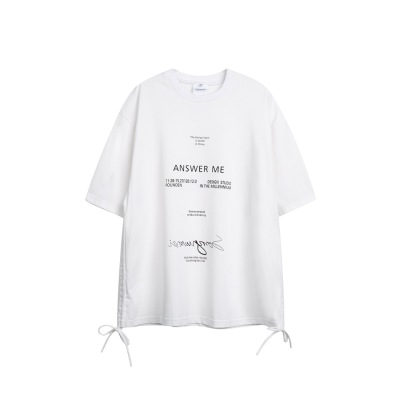 Campus style short-sleeved T-shirt men and women tube top T-shirt T203