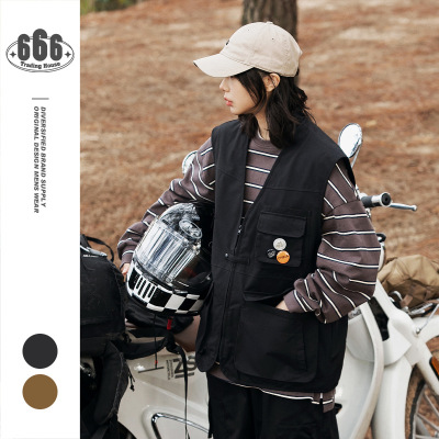 Large Pocket Hooded Jacket Men's Loose Outdoor Jacket OW0201