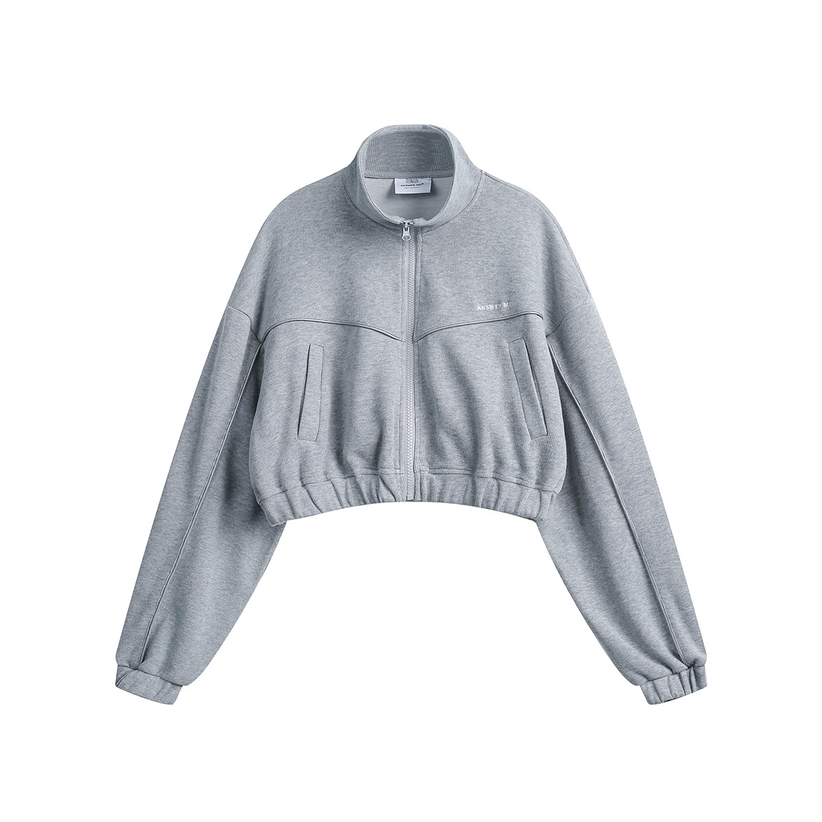 Men's and women's track jacket cropped top W269