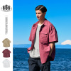 Pocket cargo Shirt Men's loose casual Tide brand short sleeve shirt Coat RC34