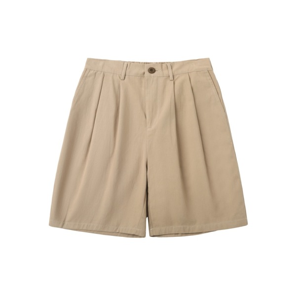 Summer Cargo Shorts Men's pleated cotton loose casual nickel pants RK06