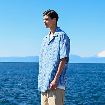 Vintage Collegiate Style sub Shirt Men's loose trend Short Sleeve Shirt RC39