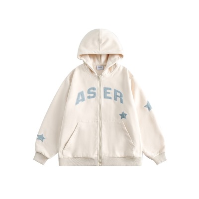 Casual jackets for men and women hooded sweatshirt jacket W352
