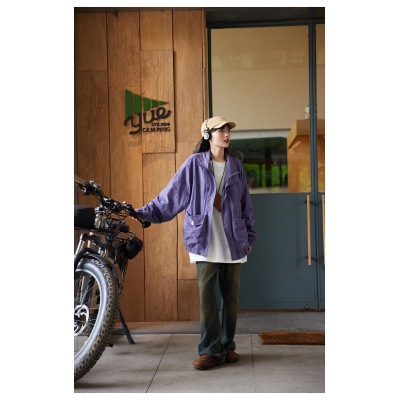 Jacket Stand Collar Jacket Couple Tops for Men and Women W364