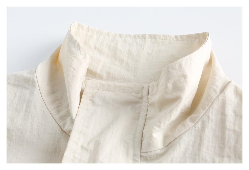 Jacket Stand Collar Jacket Couple Tops for Men and Women W364