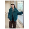 Jacket Stand Collar Jacket Couple Tops for Men and Women W364