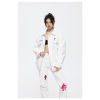 Lapel PU jacket for men and women, spring and autumn jacket ST2741
