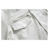 Lapel PU jacket for men and women, spring and autumn jacket ST2741