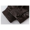 Leather jackets for men and women with lapels, spring and autumn jackets W2311