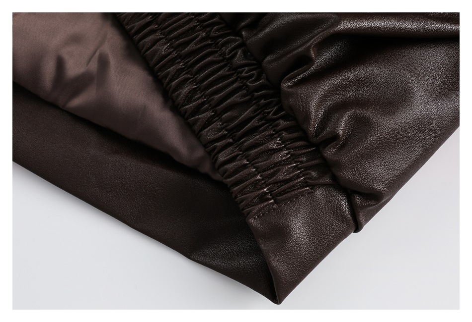 Leather jackets for men and women with lapels, spring and autumn jackets W2311