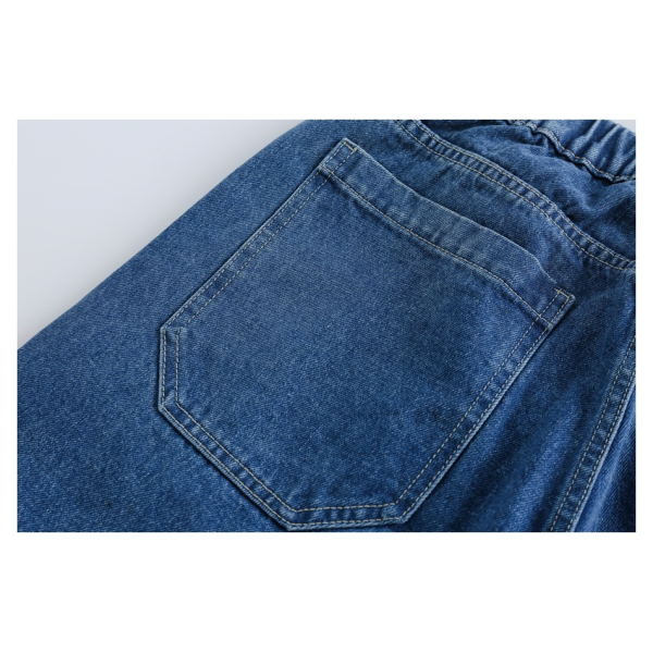 Loose wash Denim Shorts men's mid-length Pants Summer nickel Pants RK40
