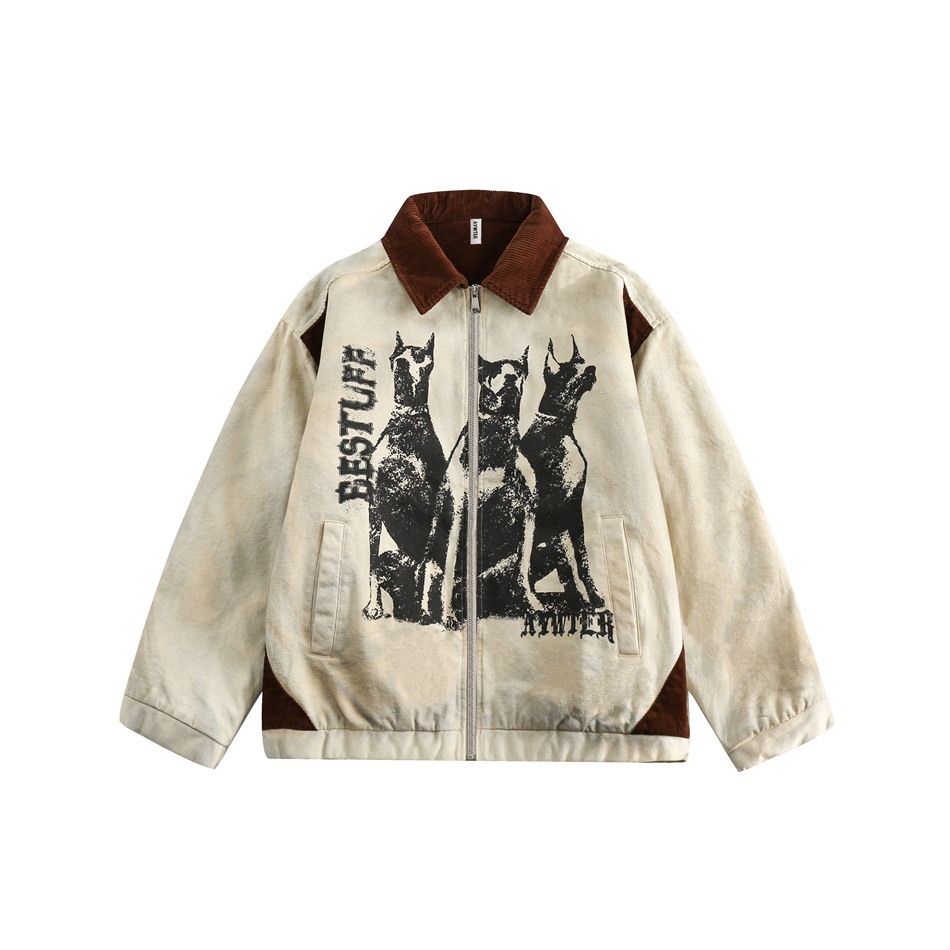 Loose winter cotton coat for men and women, same style couple jacket MY169