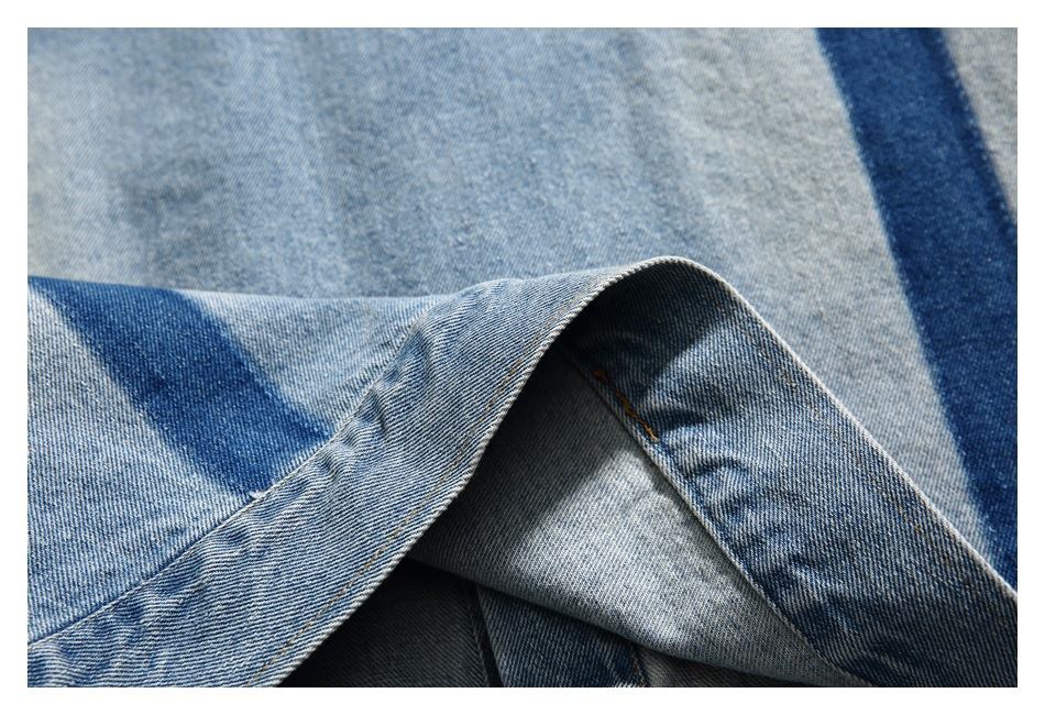 Men's and women's loose denim jacket ST2745