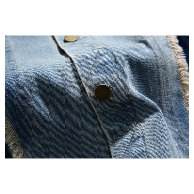 Men's and women's loose denim jacket ST2745