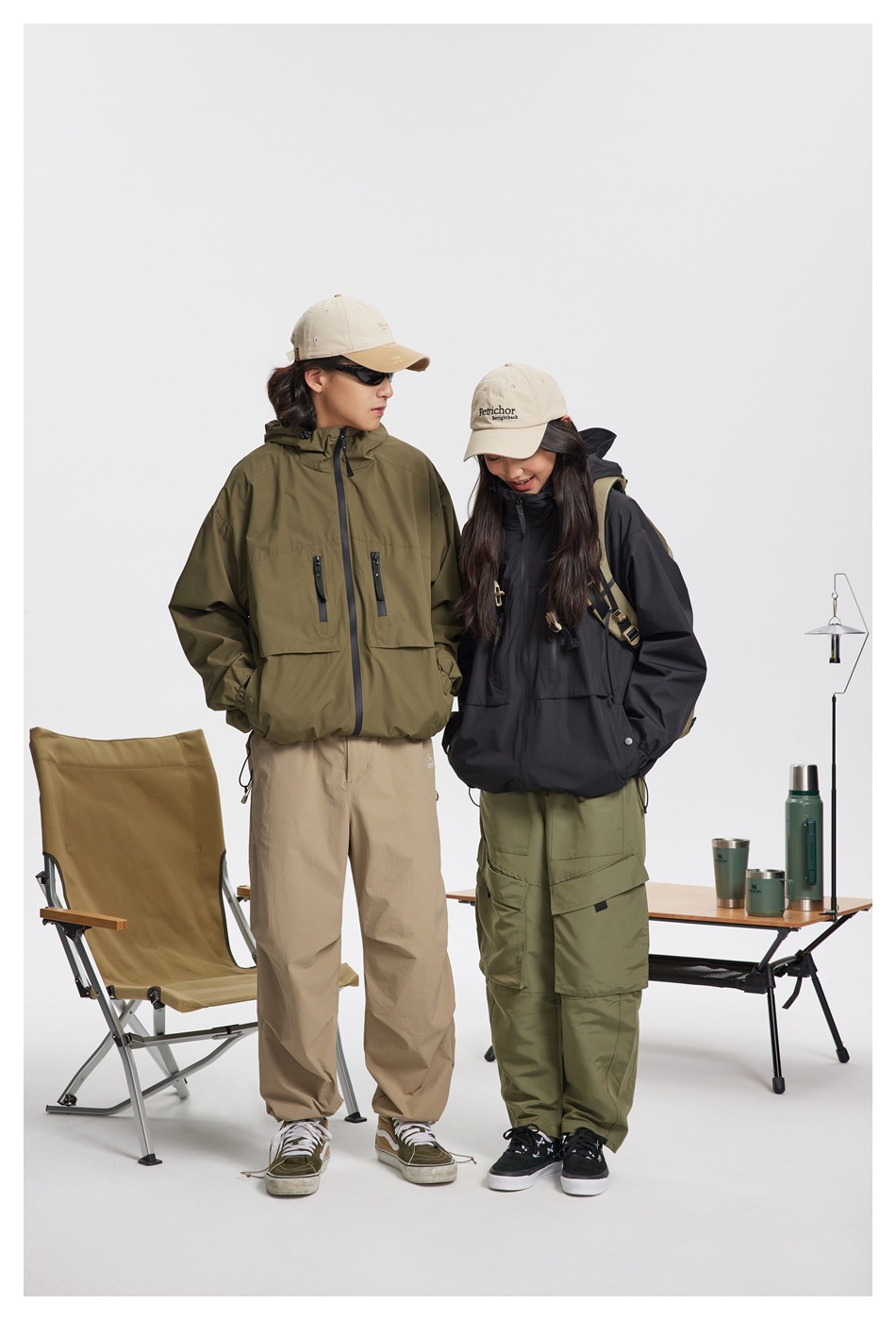 National trend hooded functional jacket OW3206