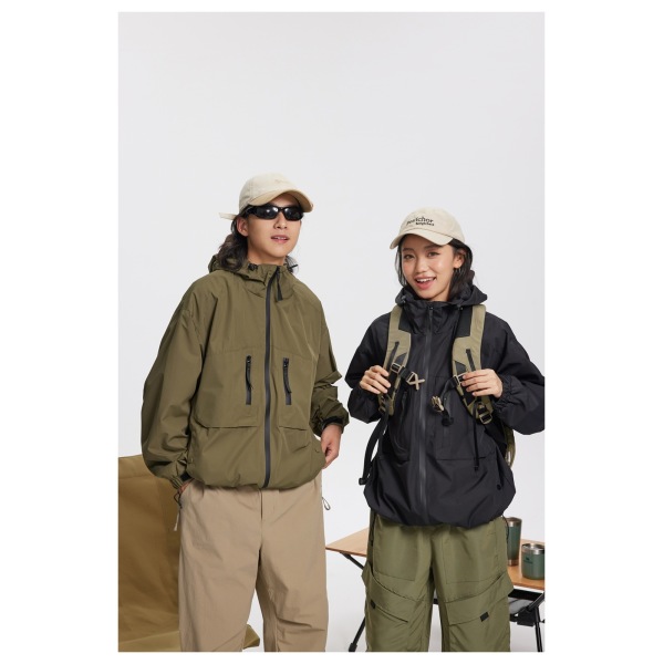 National trend hooded functional jacket OW3206