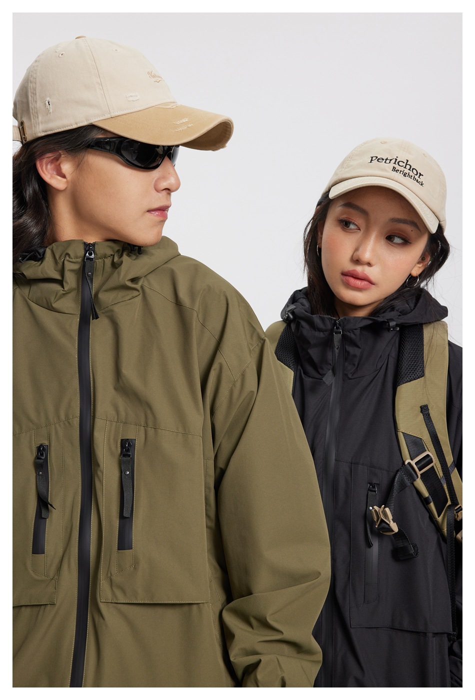 National trend hooded functional jacket OW3206