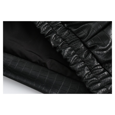 Retro PU leather men's and women's casual motorcycle suit W251