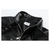 Retro PU leather men's and women's casual motorcycle suit W251