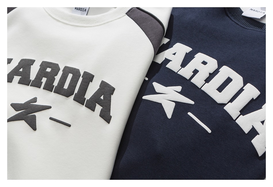 Sports coat, men's and women's same style pullover round neck sweatshirt F2198