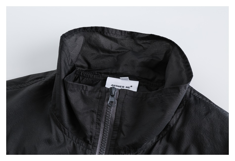 Stand collar jacket sun protection top women's short sports coat FS005